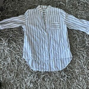 3x cotton stripped top